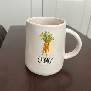 Rae Dunn White Mug with Carrot Design
